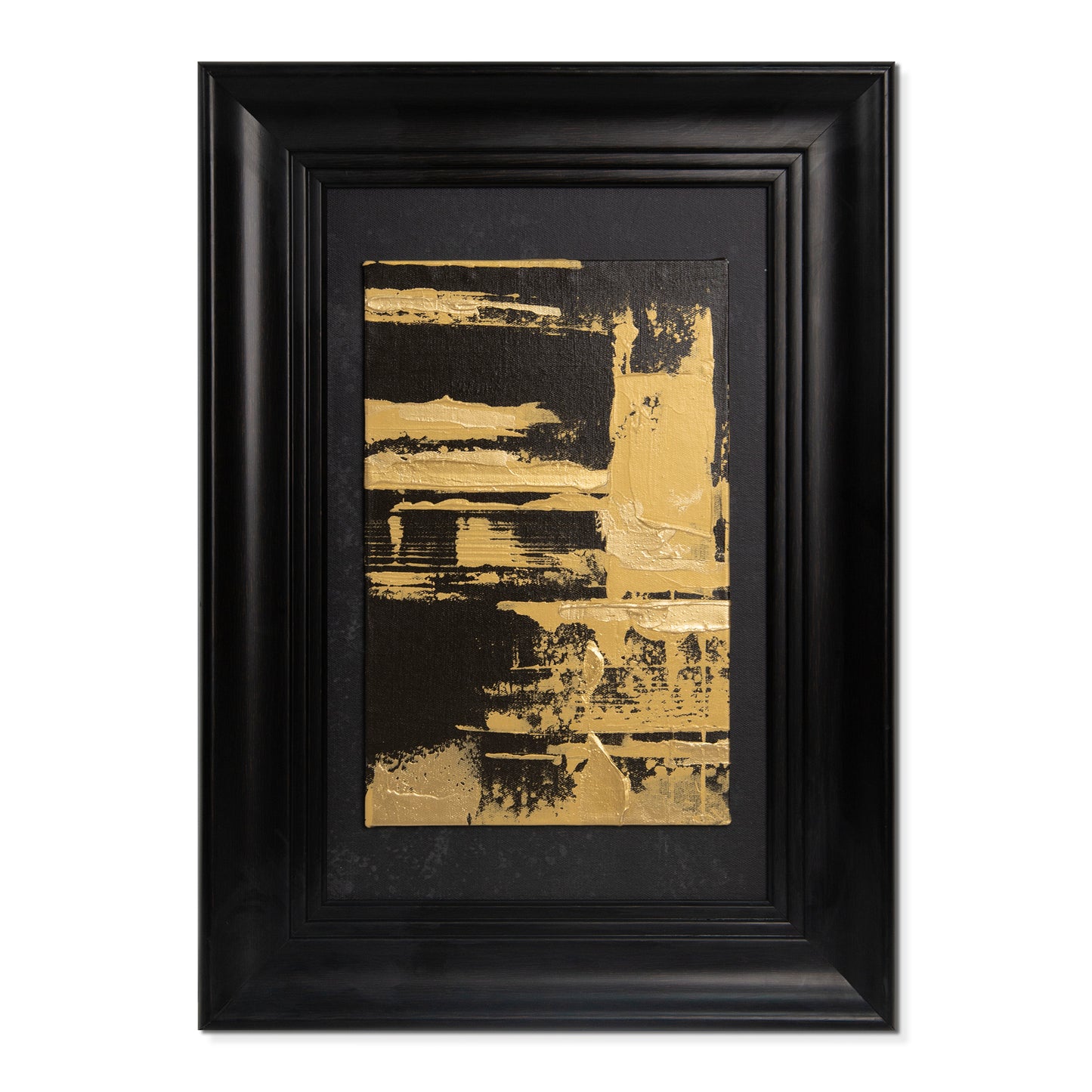 Gold acrylic hand-painted group painting