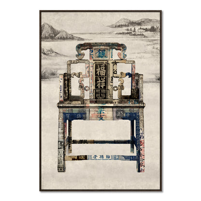 "Lung Chair"hand-stretched canvas prints