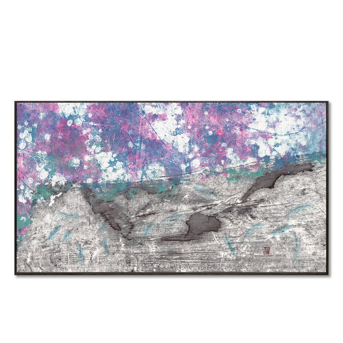 "Ink form 2" framed canvas prints