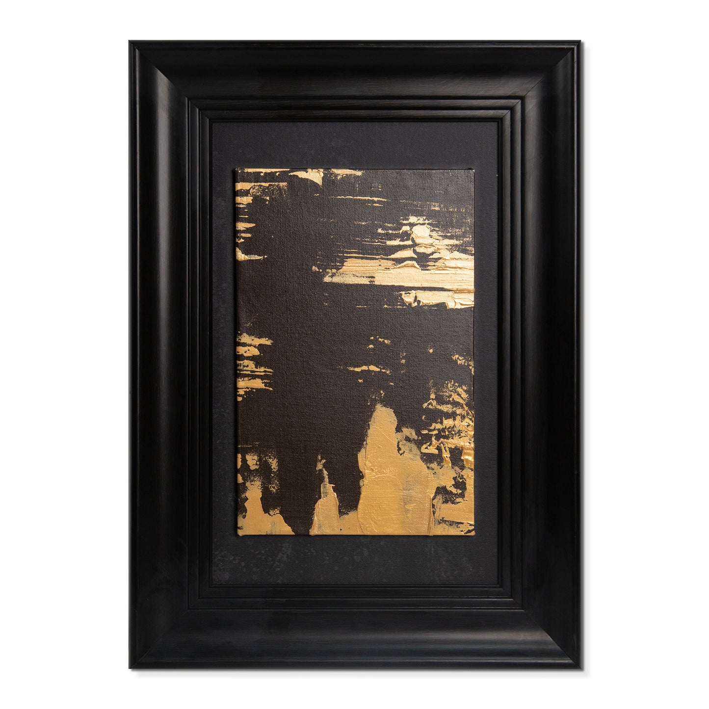 Gold acrylic hand-painted group painting