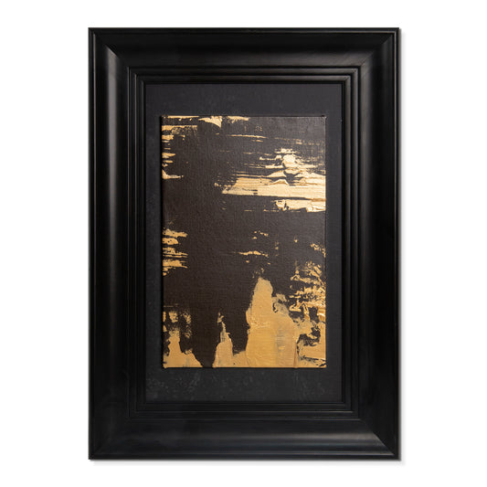 Gold acrylic hand-painted group painting