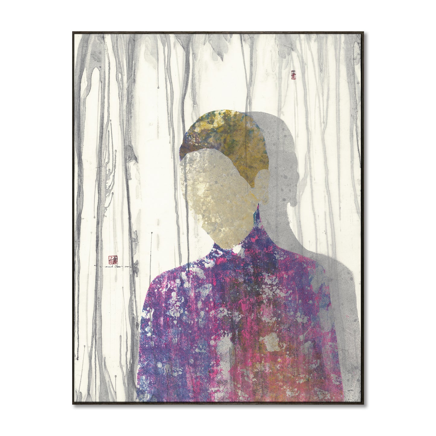 "Ink form 3" framed canvas prints