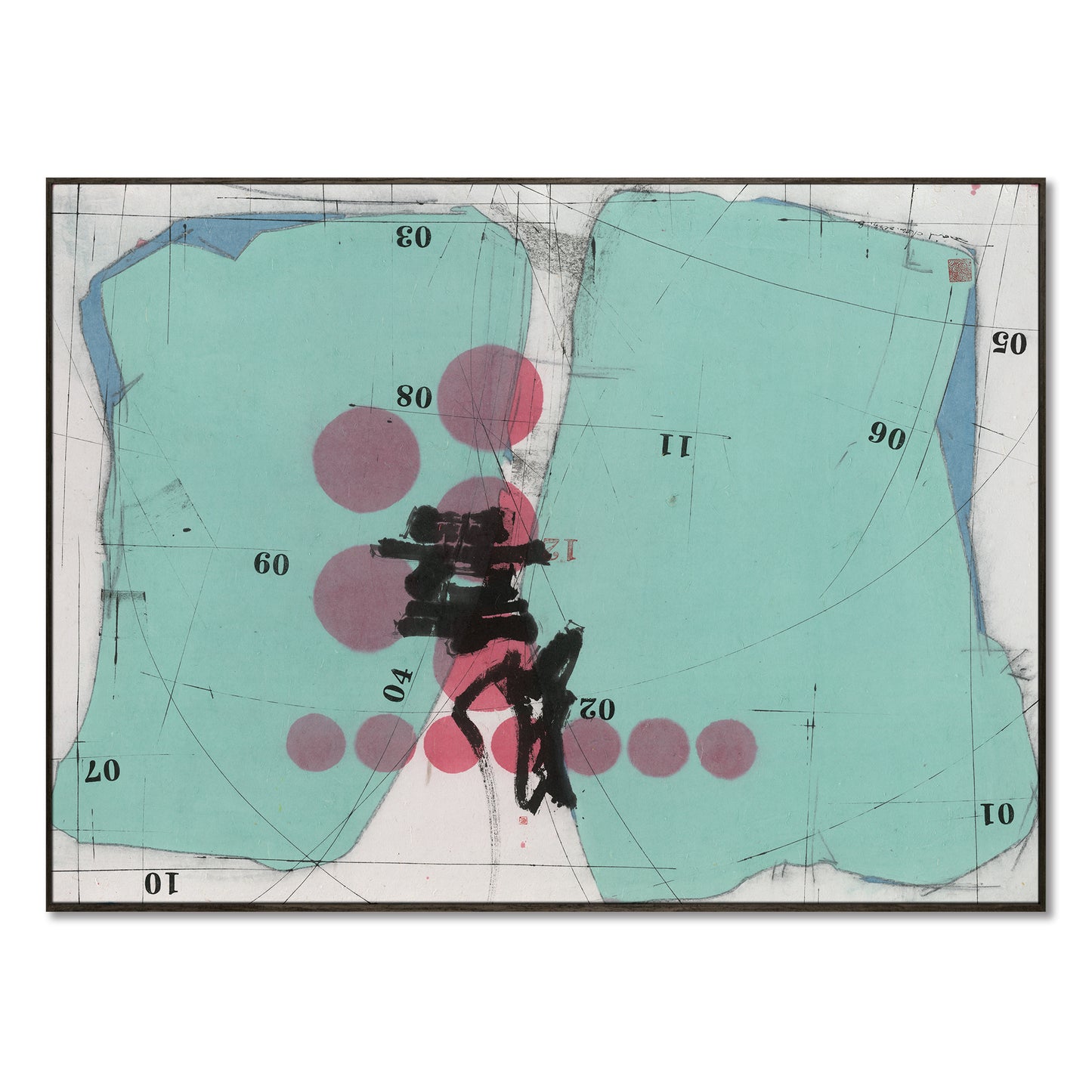 "One-sided series 2" framed canvas prints