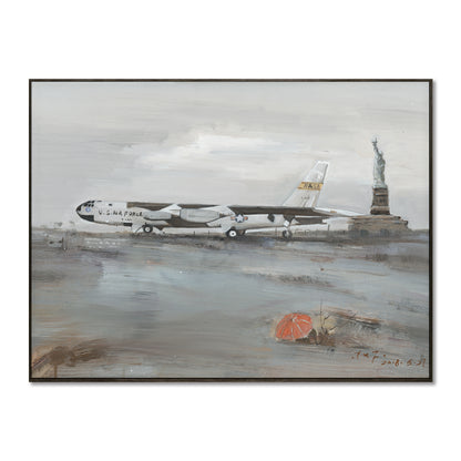 Space Shuttle and One of the Statue of Liberty-Xuefeng Tang