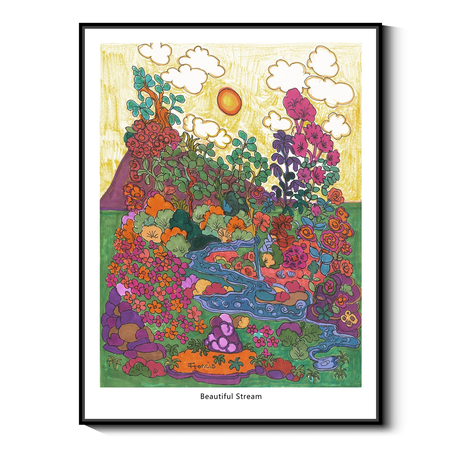 "Nature Series King of the Mountain"framed prints