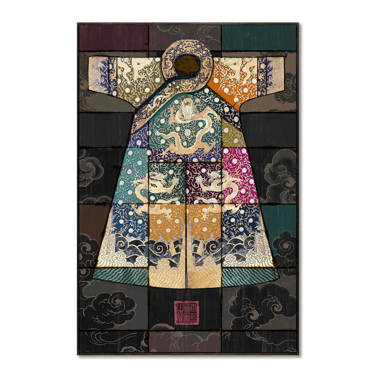 "Dragon Robe Series 1" hand-stretched canvas prints