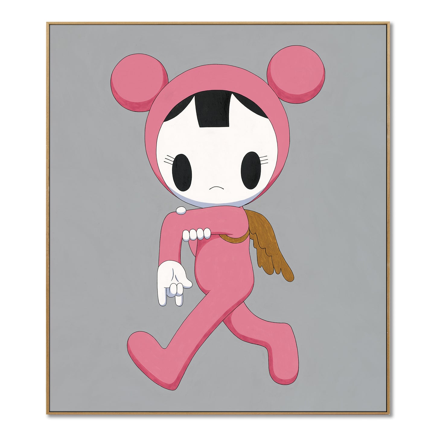 "NeverMind"hand-stretched canvas framed prints