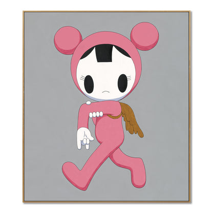 "NeverMind"hand-stretched canvas framed prints