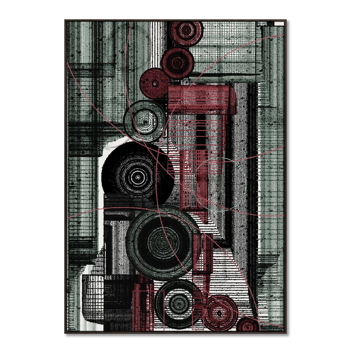 "geometry"hand-stretched canvas prints