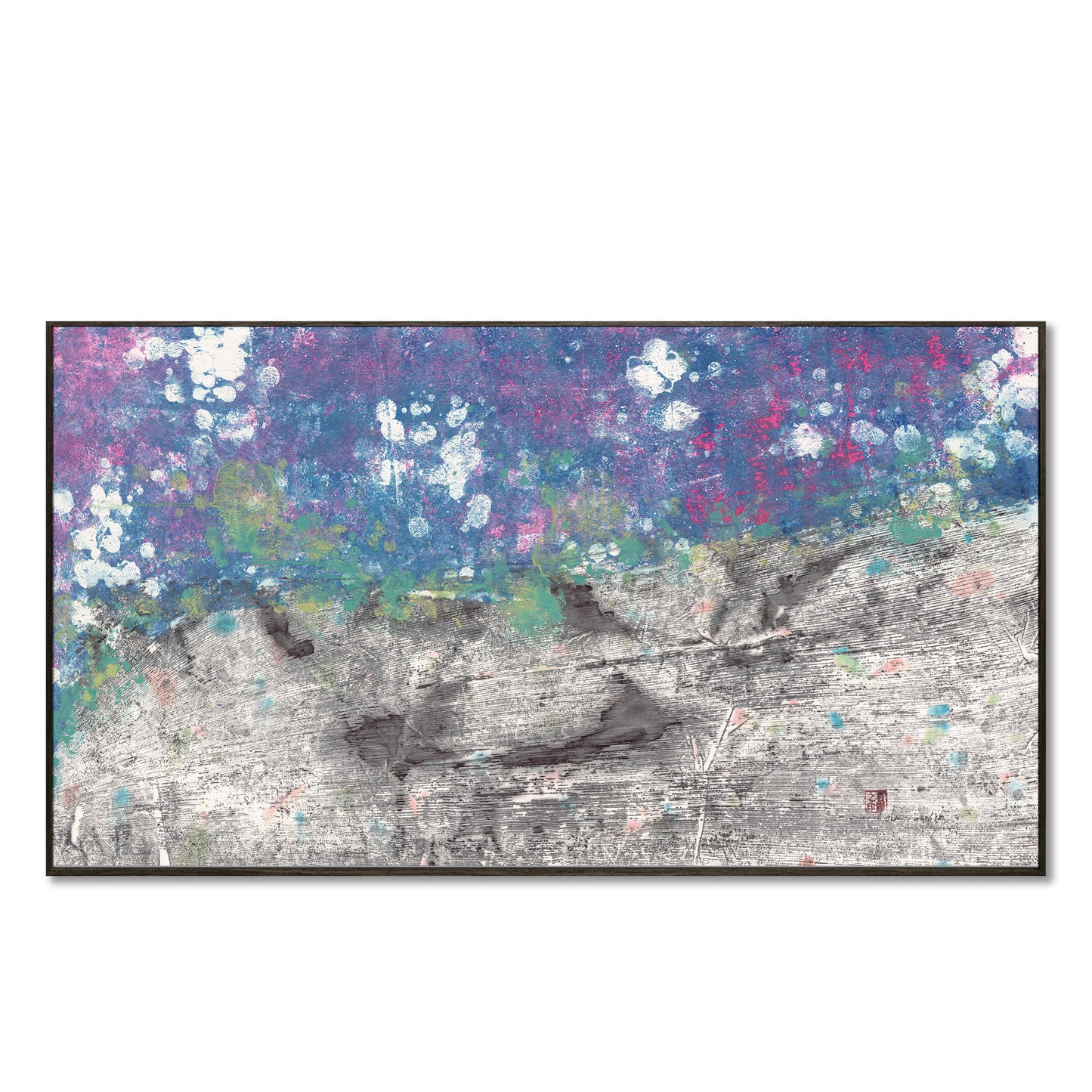 "Ink form 2" framed canvas prints