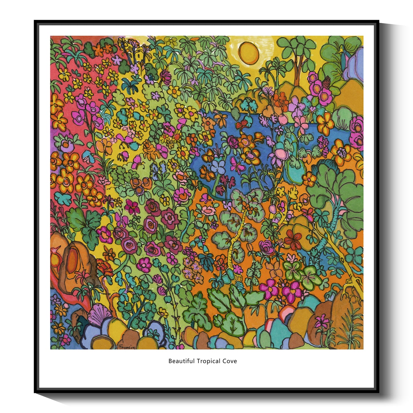 "Nature Series  Beautiful Bay"framed prints