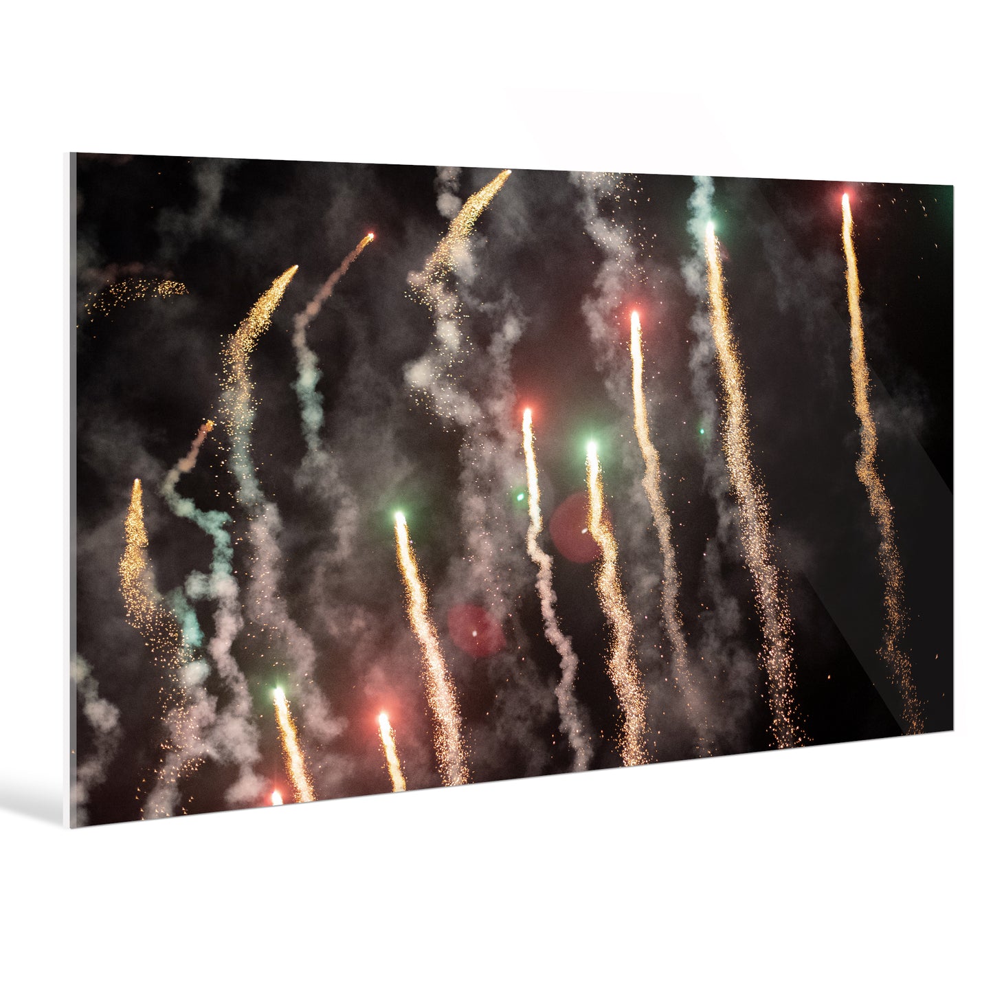 "smoke fire"Frameless Acrylic Print