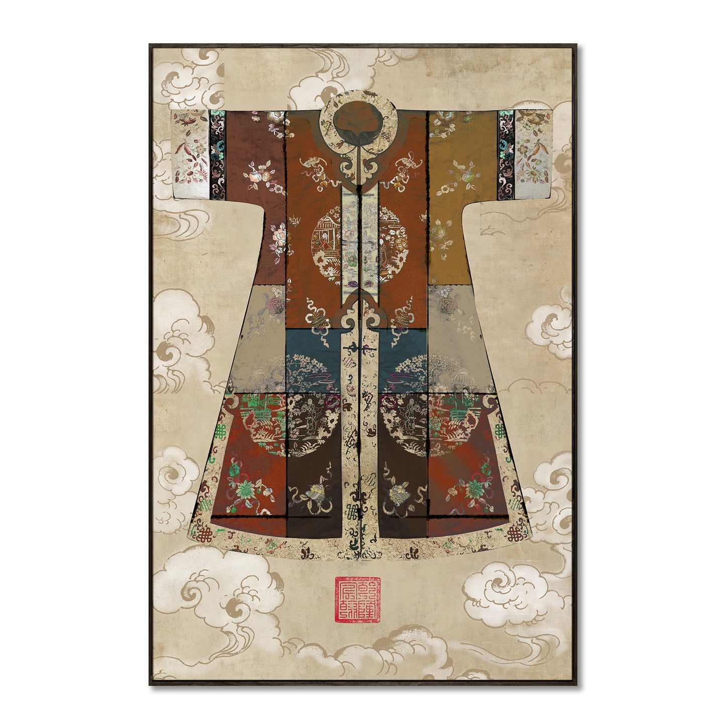 "Dragon Robe Series 1" hand-stretched canvas prints