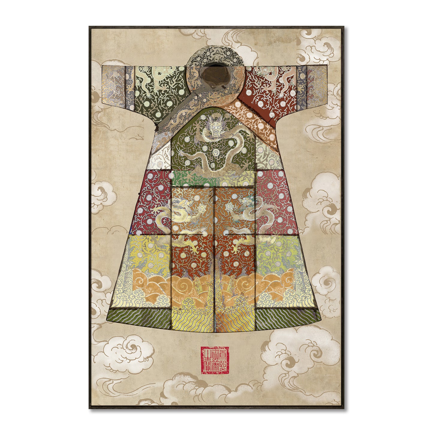 "Dragon Robe Series 1" hand-stretched canvas prints