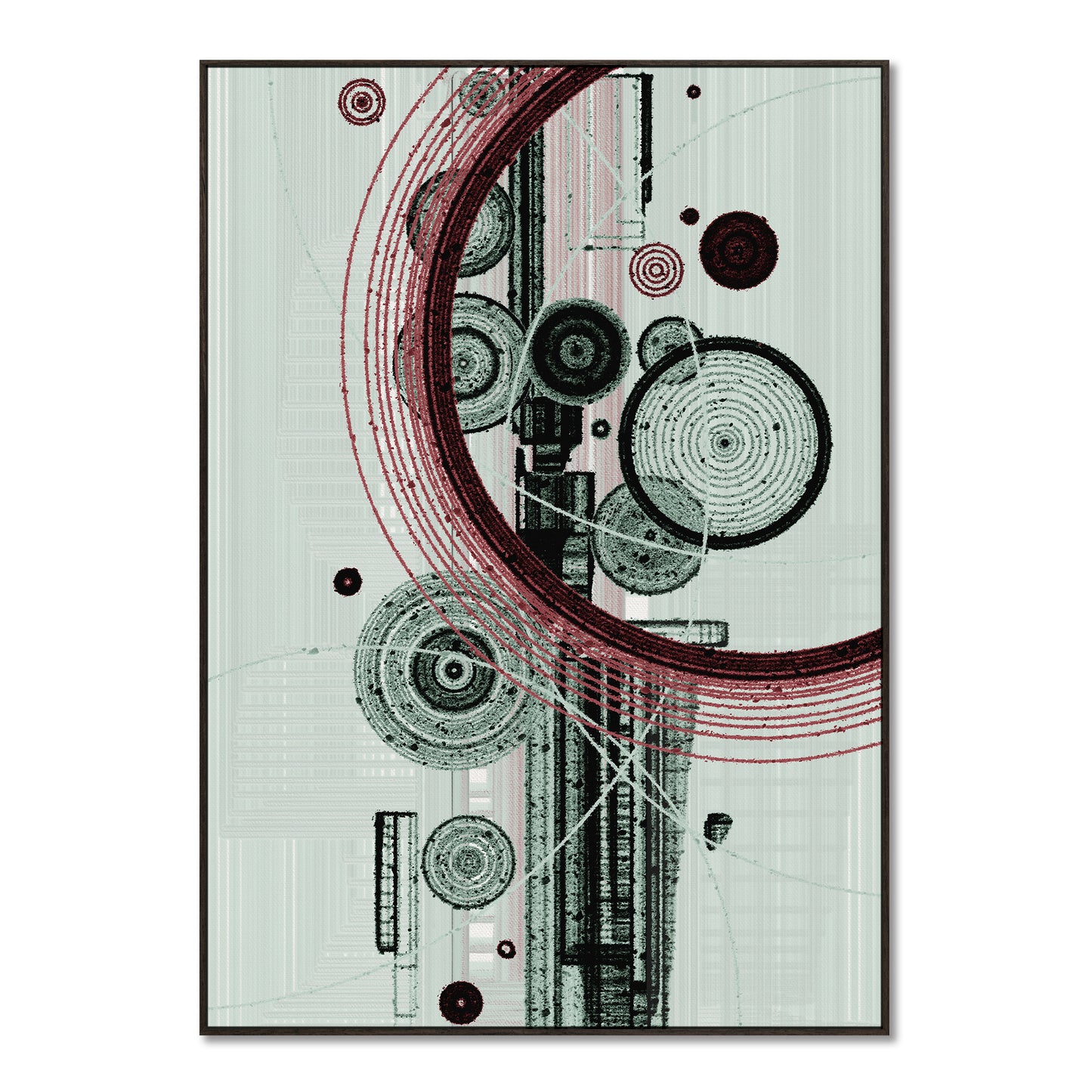 "geometry"hand-stretched canvas prints