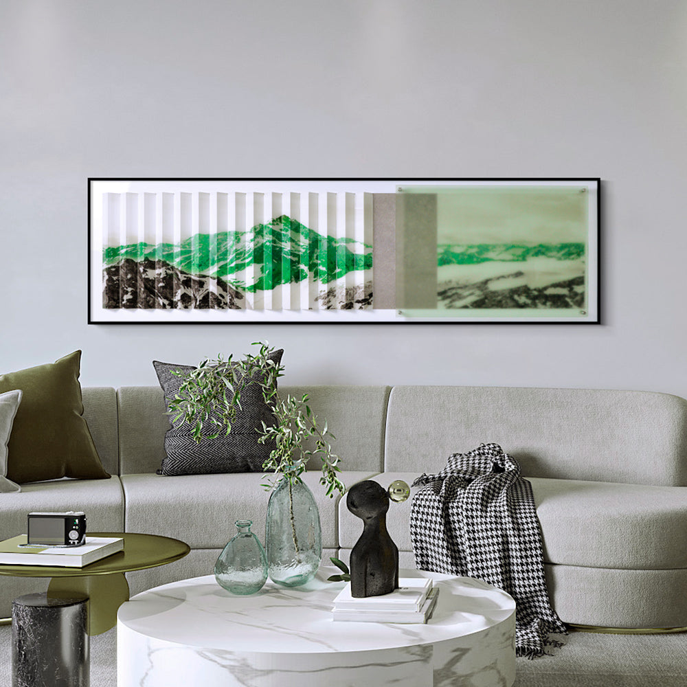 Green Mountain Acrylic Installation Art