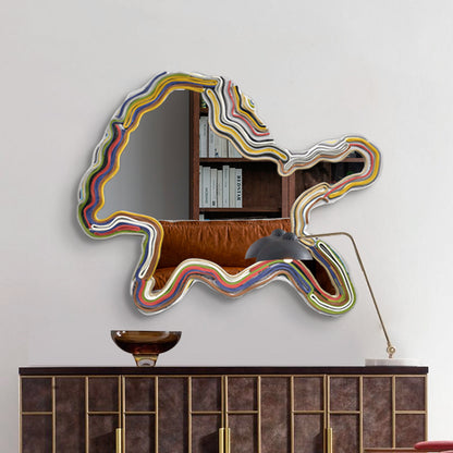 Galloping Pony Acrylic Mirror Installation Art