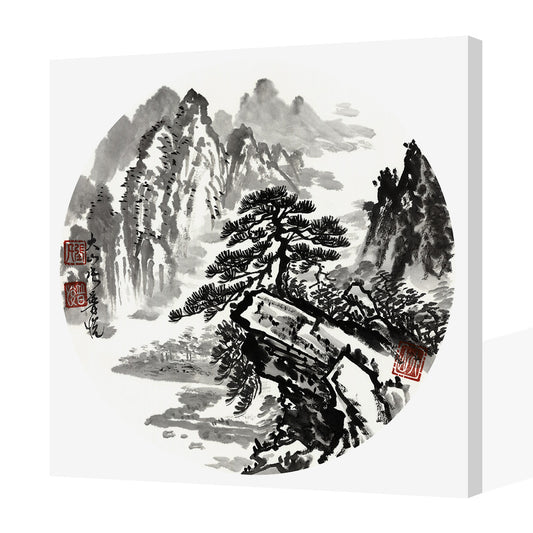 Ink Landscape (20)-Puyue Zhang