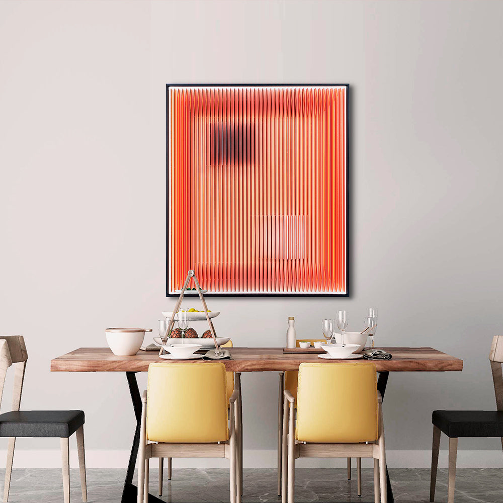 Orange Acrylic Installation Art