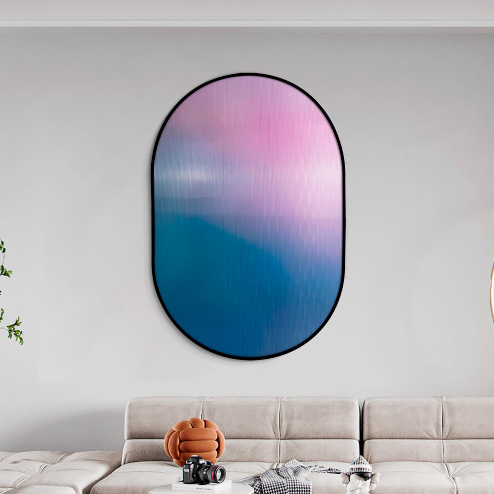 Oval Acrylic Installation Art