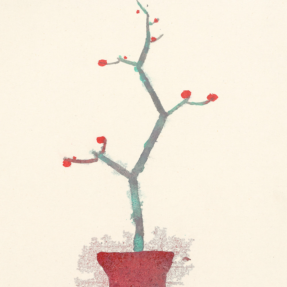 Red Plum Bottle-De Yi