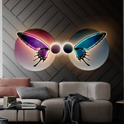 Butterfly Lighting Installation Art