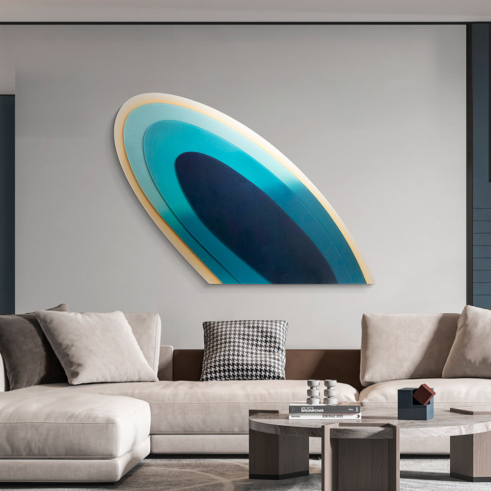 Surfboard Acrylic Installation Art