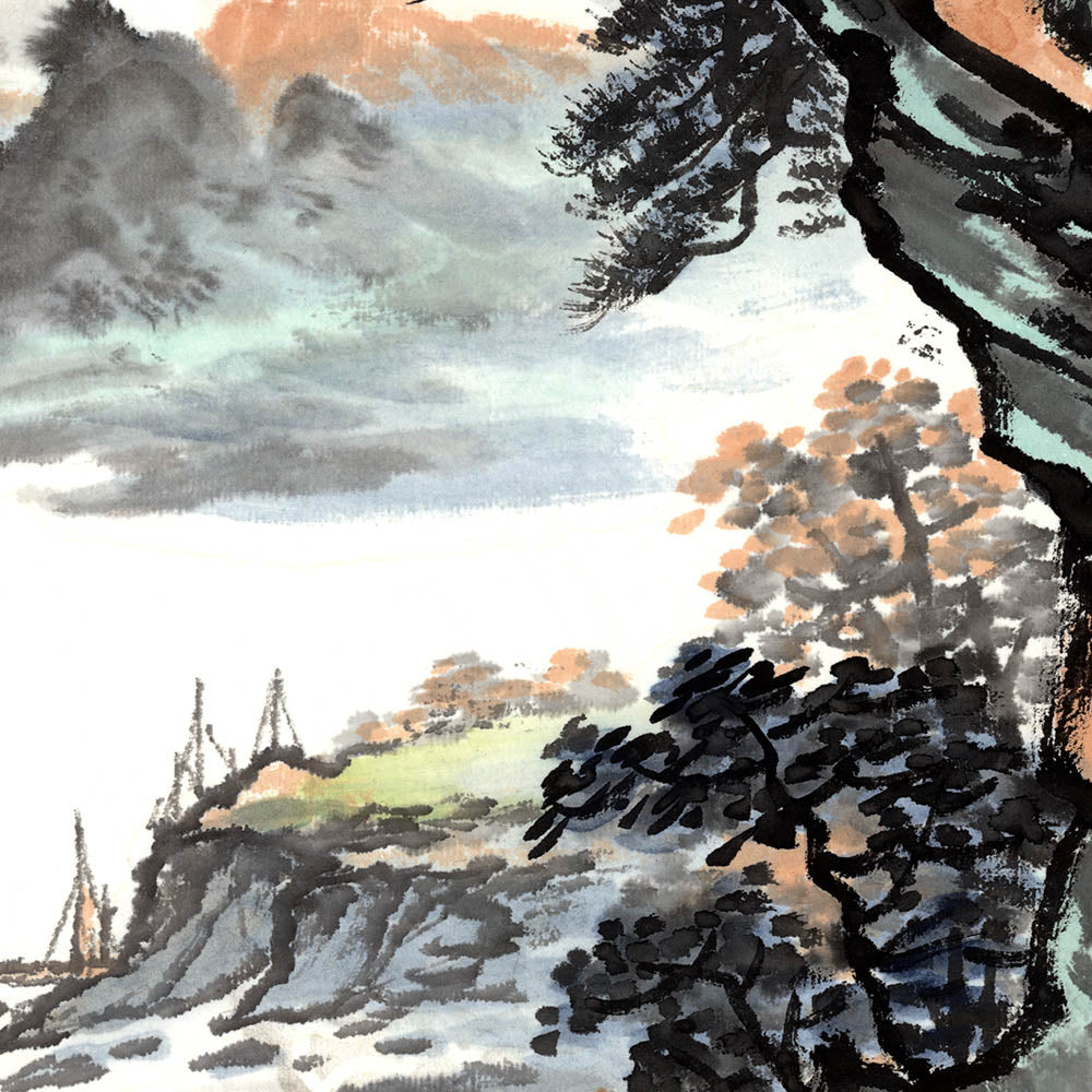 Ink Landscape (6)-Puyue Zhang