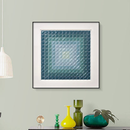 Square Gradient Mosaic Acrylic Installation Art