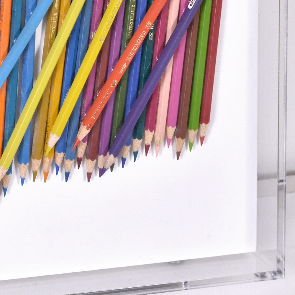 Colored Pencil Acrylic Installation Art