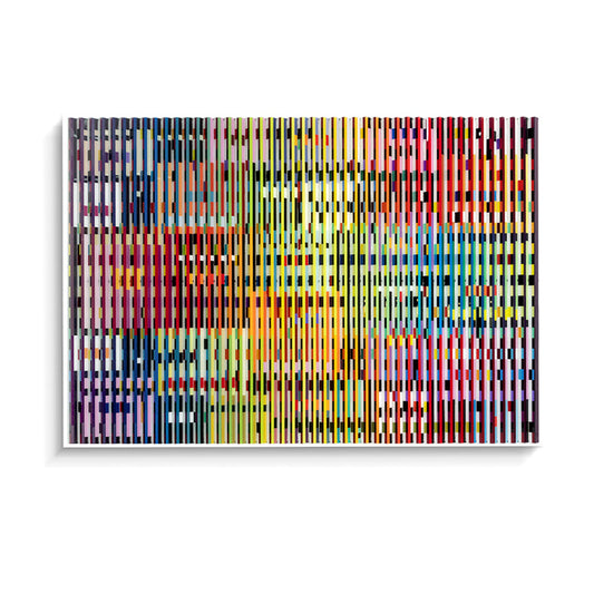 Rainbow acrylic installation art