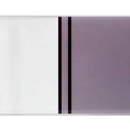 Purple and White Acrylic Box Installation Art