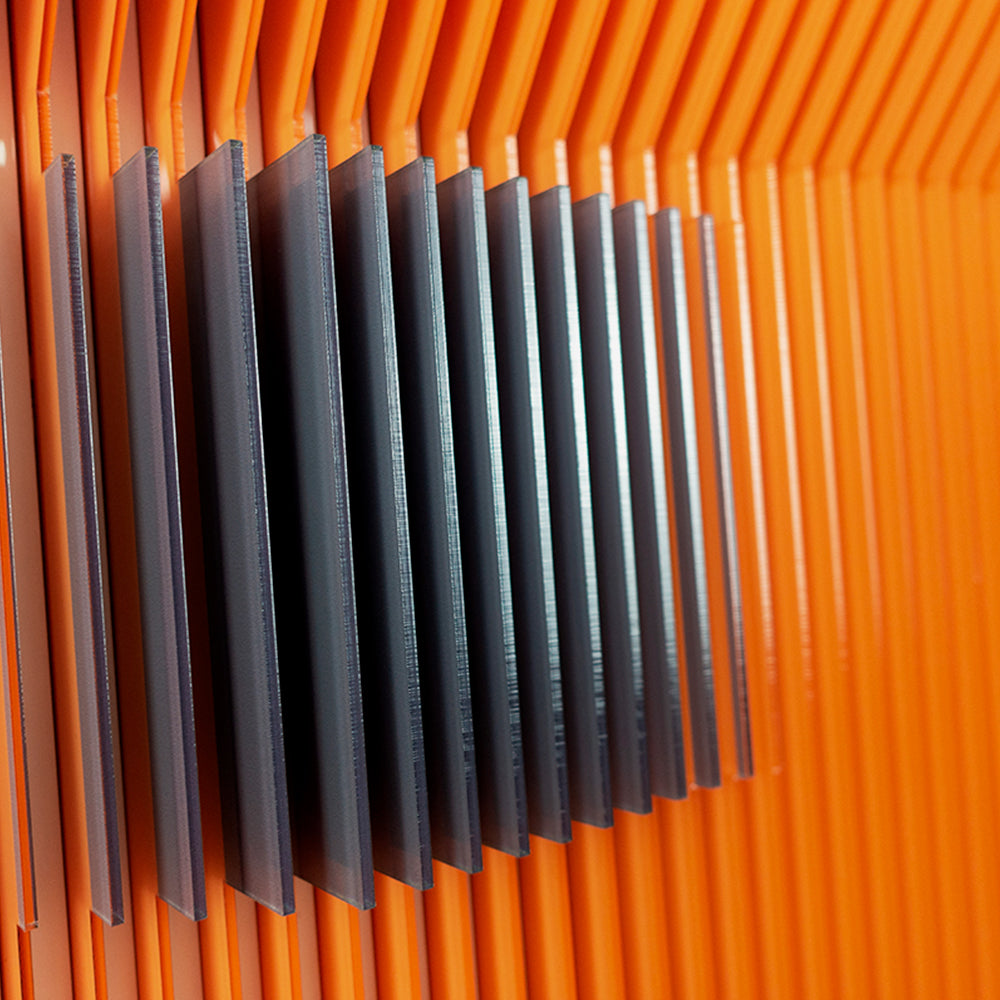 Orange Acrylic Installation Art