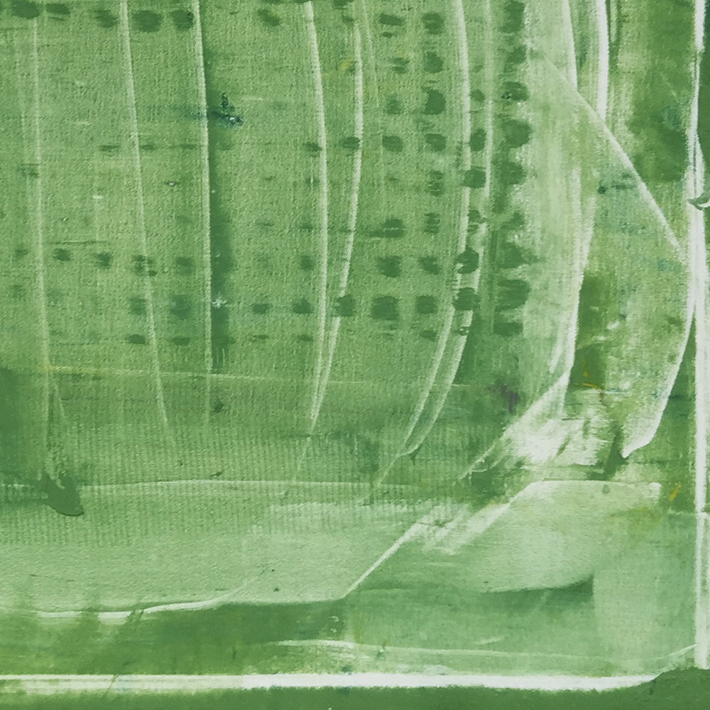 "Green Shade"Mixed Media Painting