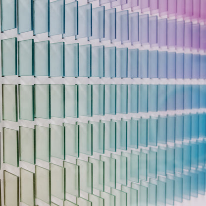 Colorful Gradient Acrylic Installation Art