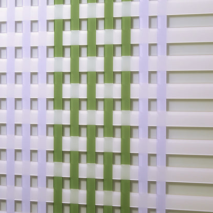 Braided Grid Acrylic Installation Art