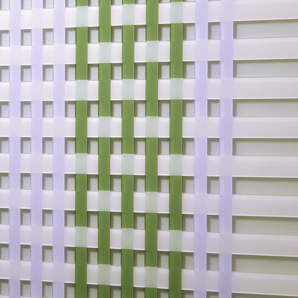 Braided Grid Acrylic Installation Art