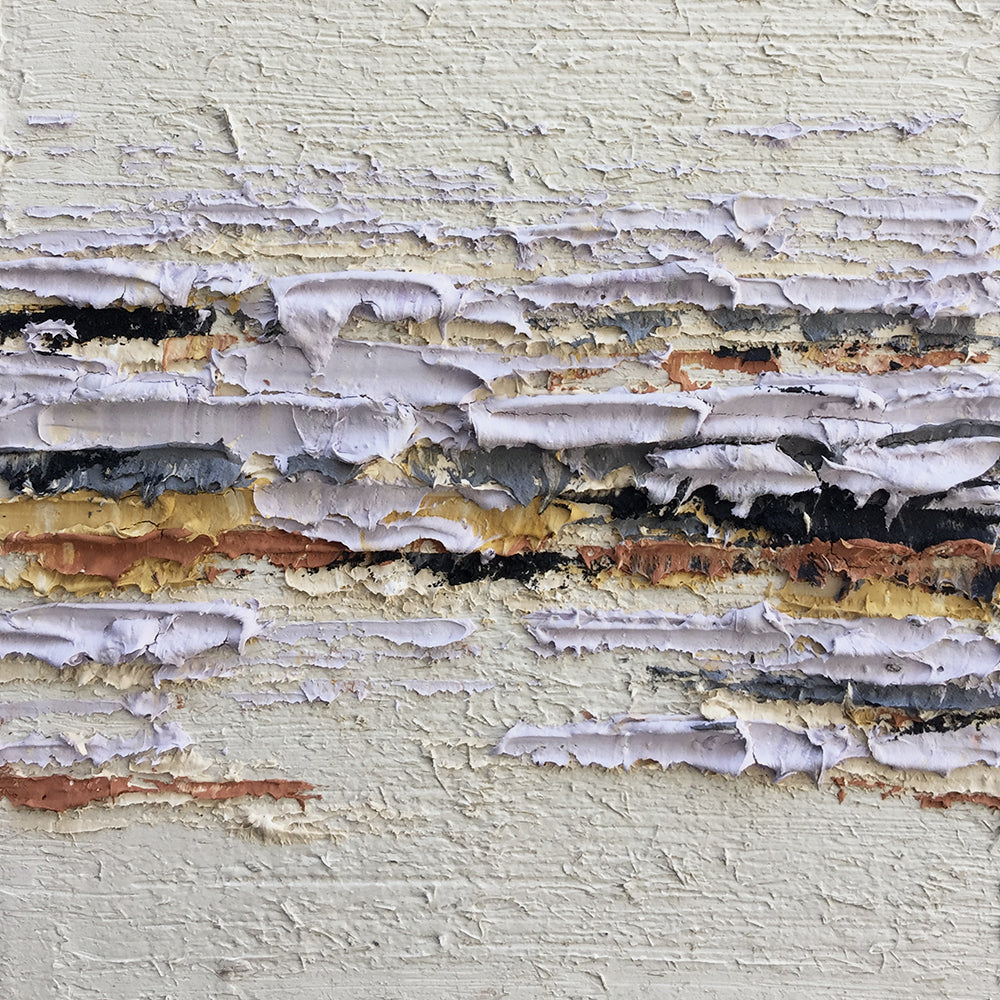 Stripe Mixed Media Painting