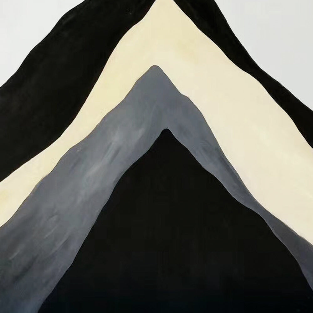 "Stacking Mountains"Mixed Media Painting