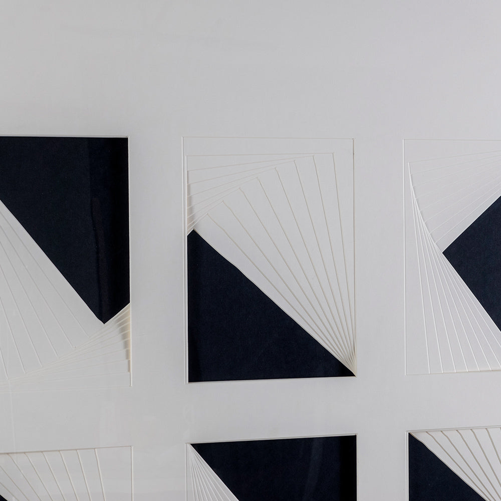 Tangram Paper Sculpture Installation Art