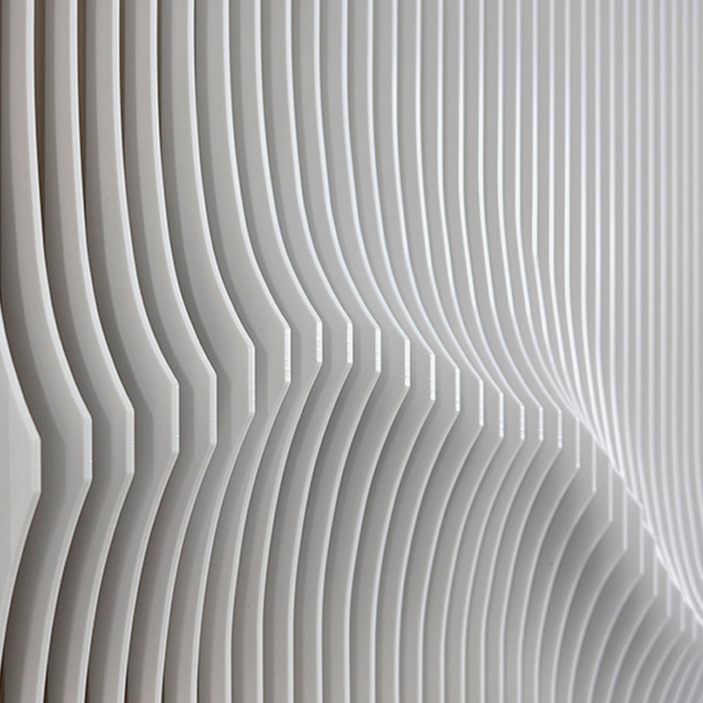 Wave Pattern Acrylic Installation Art