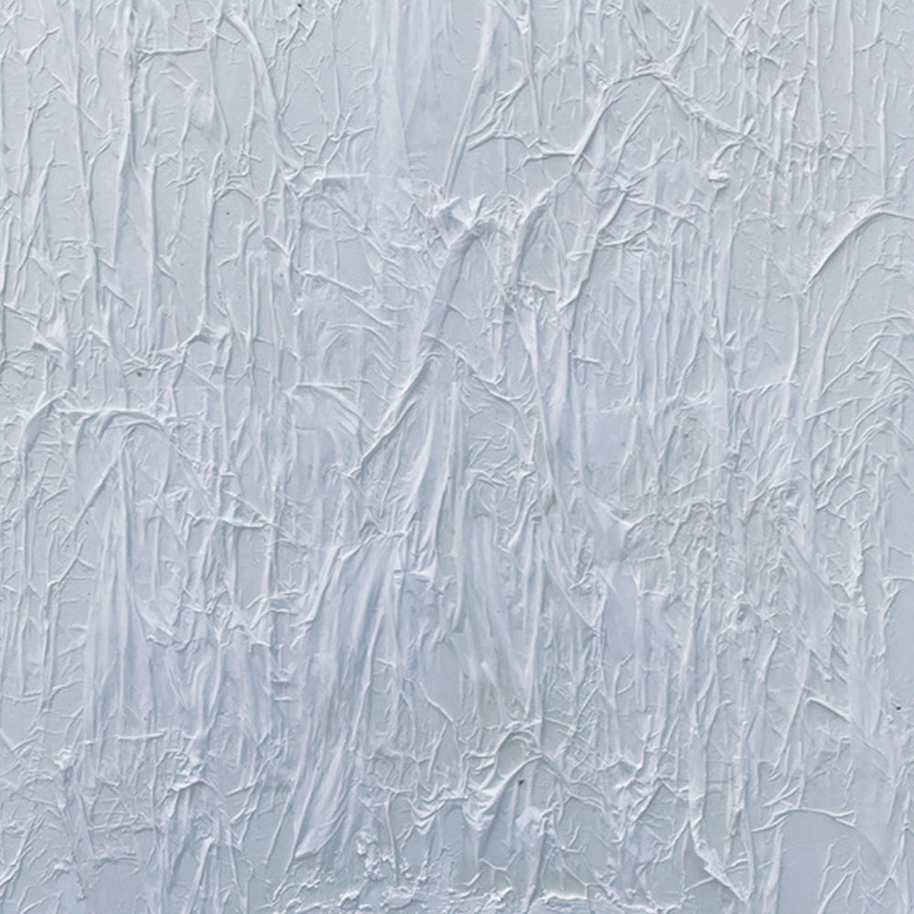 Frost White Mixed Media Painting