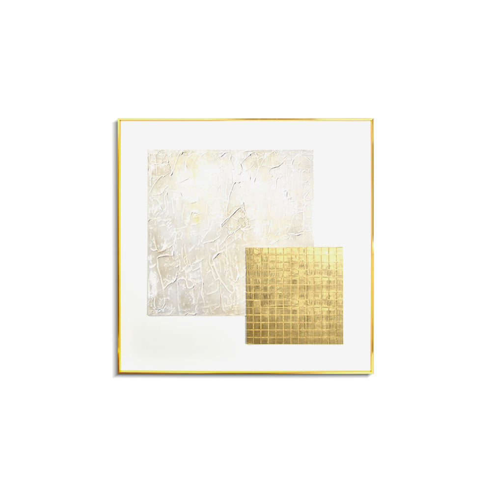 Gold Foil Acrylic Installation Art