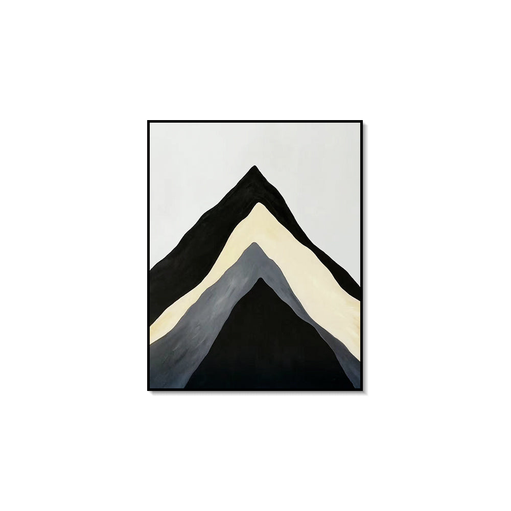 "Stacking Mountains"Mixed Media Painting