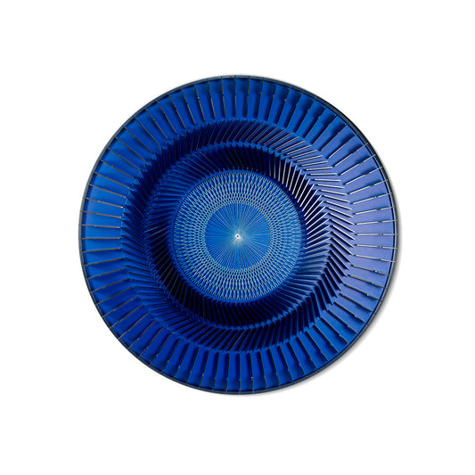 Blue Disc Acrylic Installation Art