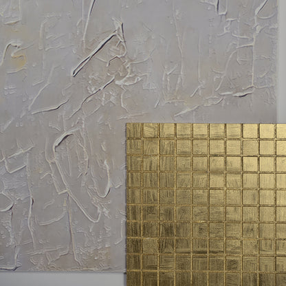 Gold Foil Acrylic Installation Art