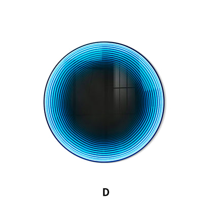 Circular Tunnel Light Installation Art